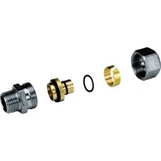 Фитинг Giacomini прямой НР 1/2"x(16x2), R187MX048