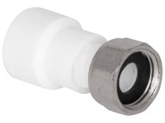 Муфта TEBO бел. PP-R с накидной гайкой 20х1/2" (50/300), арт. 030021701