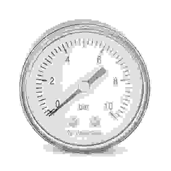Манометр VARMEGA аксиальный 50 мм, 10 бар, 1/4", VMMT08-501002