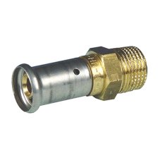 Муфта HENCO НР латунь пресс, 16x3/4"