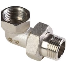 Сгон разъемный угловой (американка) MVI 1/2