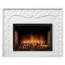 Каминокомплект: Очаг Electrolux EFP/P-3320RLS, портал Vivo 30 белый