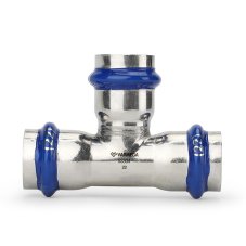 Тройник VARMEGA раструбный Inox Press 28x28x28