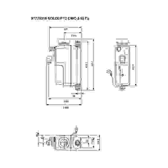 Установка канализационная Grundfos SOLOLIFT 2 CWC-3