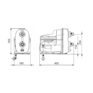 Установка насосная автоматическая Grundfos SCALA2 3-45